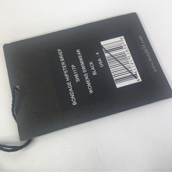 NEW Insight 51 bondage hipster brief Bikini Bottom Swim Size 4 skimpy - Picture 7 of 7